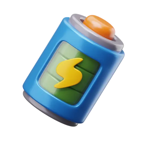 Öko-Batterie  3D Icon