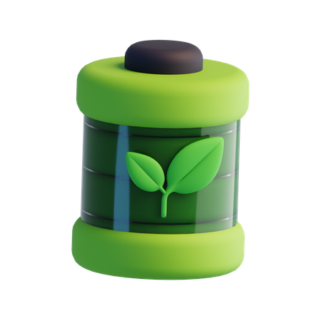 Öko-Batterie  3D Icon
