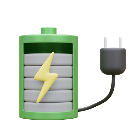 Öko-Batterie  3D Icon