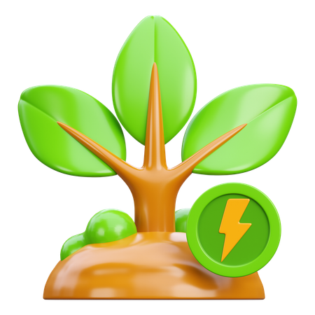 Öko-Energieanlage  3D Icon