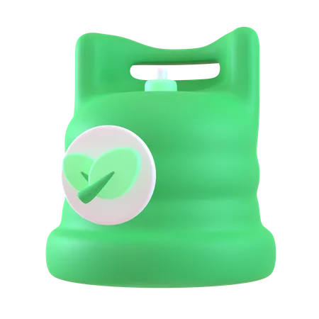 Ökogas  3D Icon