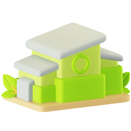 Öko-Industrie  3D Icon