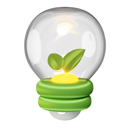 Öko-Lampe  3D Icon