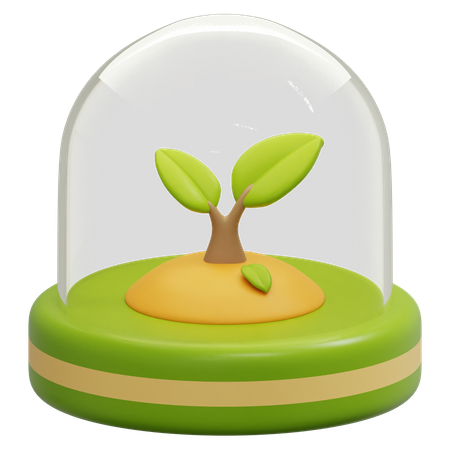 Öko-Pflanze  3D Icon