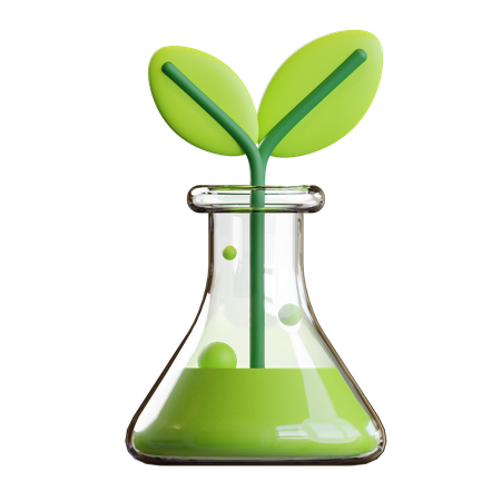 Öko-Pflanze  3D Icon