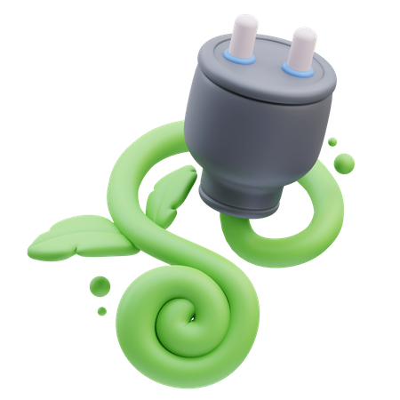 Öko-Stecker  3D Icon