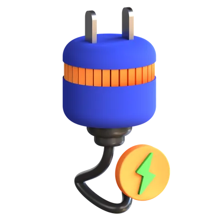 Öko-Stecker  3D Icon