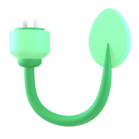 Öko-Stecker  3D Icon