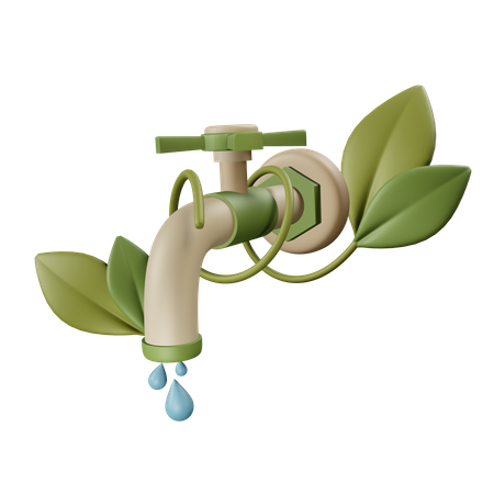 Öko-Wasser  3D Icon