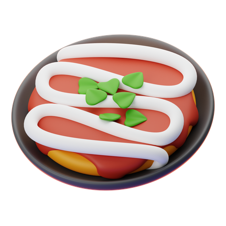 Okonomiyaki  3D Icon