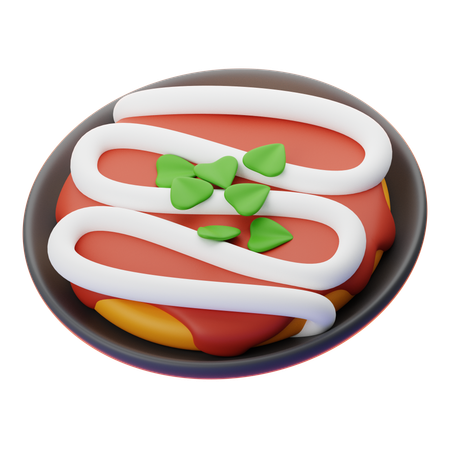 OKONOMIYAKI  3D Icon