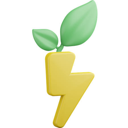 Ökostrom  3D Icon