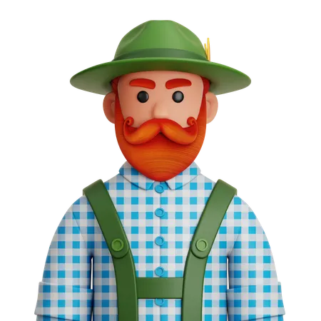 Hombre del oktoberfest  3D Icon