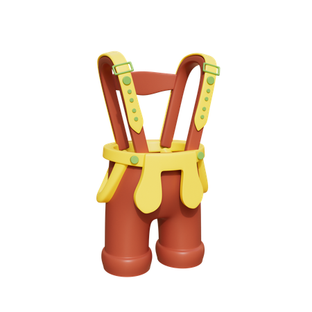 Oktoberfest Man Costume  3D Icon