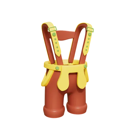 Oktoberfest Man Costume  3D Icon