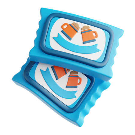 Oktoberfest Ticket  3D Icon