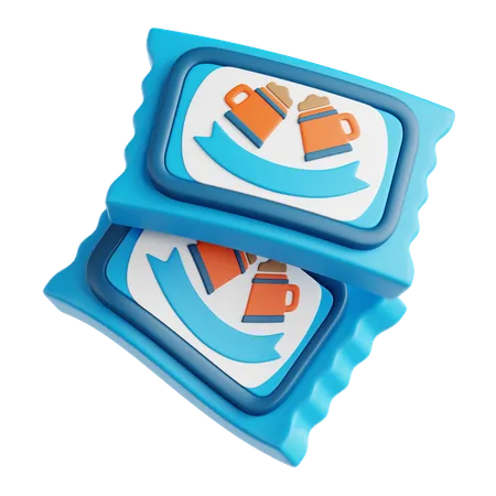 Oktoberfest Ticket  3D Icon