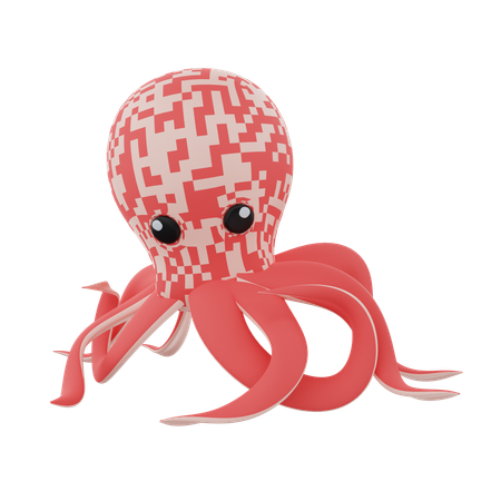 Oktopus  3D Icon