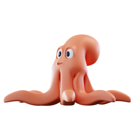 Oktopus  3D Icon