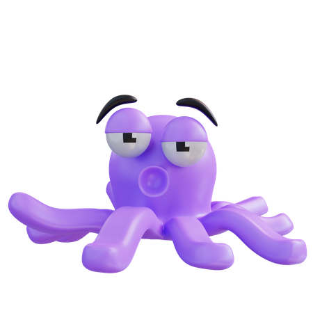 Oktopus  3D Icon