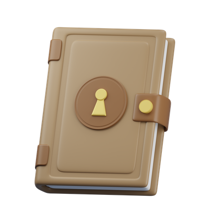 Old Book  3D Icon