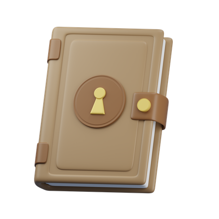 Old Book  3D Icon