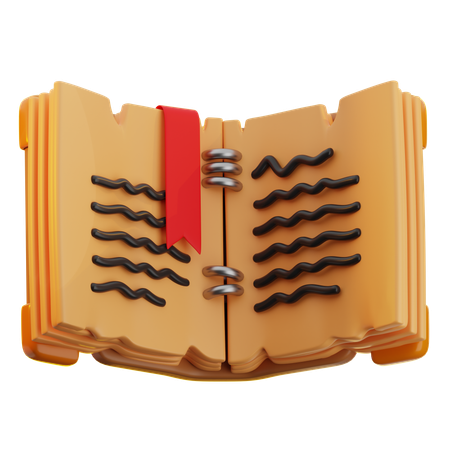 Old Books  3D Icon