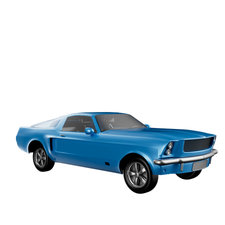 Old Car  3D Icon