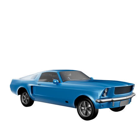 Old Car  3D Icon