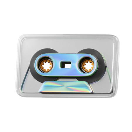 Old casette  3D Icon