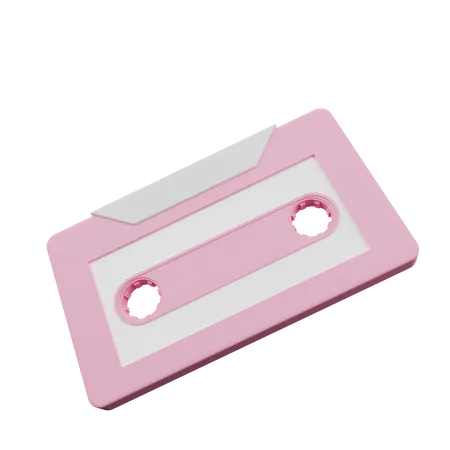 Old Cassete Tape  3D Illustration