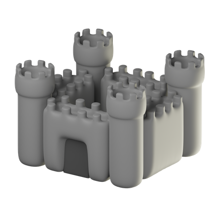 Old Castle  3D Icon