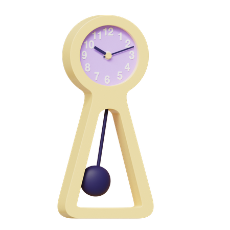 Old Clock 3D Icon