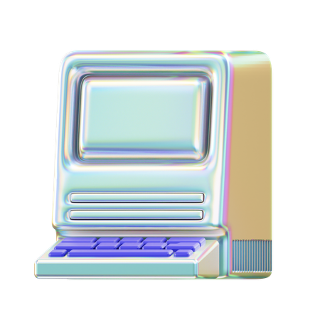 Old computer  3D Icon