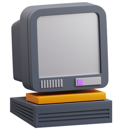 Old Computer  3D Icon