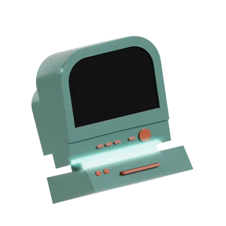 Old Computer  3D Icon