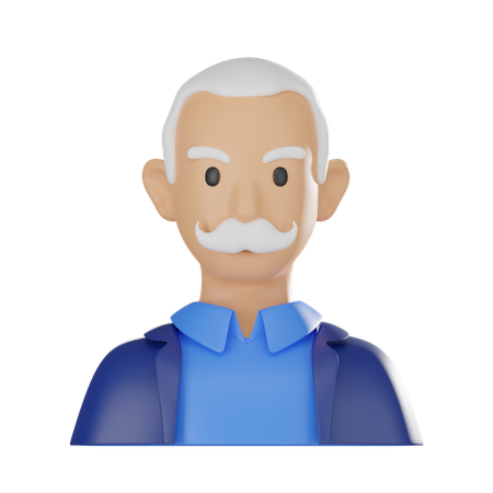 Old Dad  3D Icon