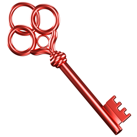 古い鍵  3D Icon