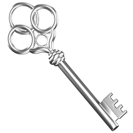 Old Key  3D Icon