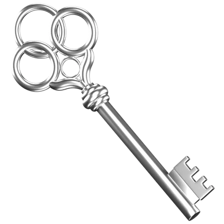 Old Key  3D Icon