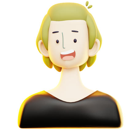 Old Lady  3D Icon