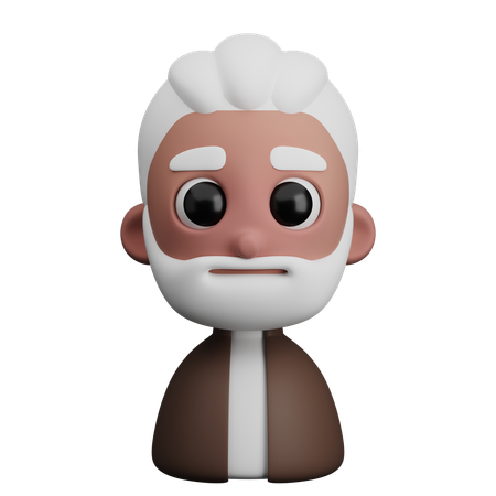 Old Man  3D Icon