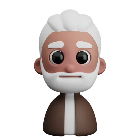 Old Man  3D Icon