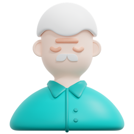 Old Man  3D Icon