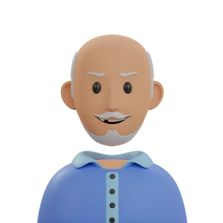 Old Man  3D Icon