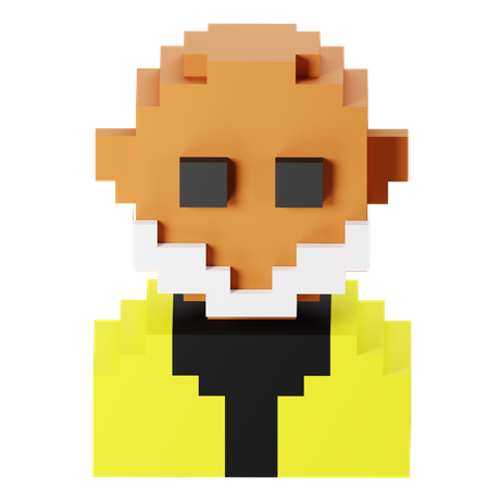 Old Man  3D Icon