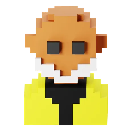 Old Man  3D Icon