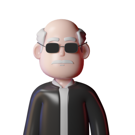 Old Man  3D Icon