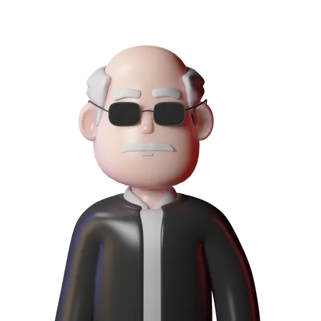 Old Man  3D Icon