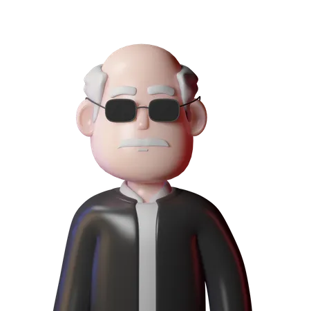 Old Man 3D Icon